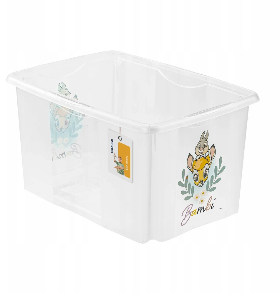 Keeeper Zamykany indas na zabawki sarenka Bambi 45L