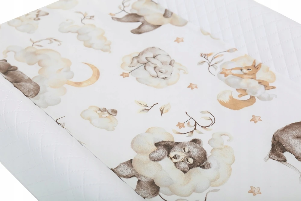 KEIČIAMAS KEITIMO LAKŠTELIO dangtelis SU elastine juostele 70cm MEDVILNINĖ BABYMAM