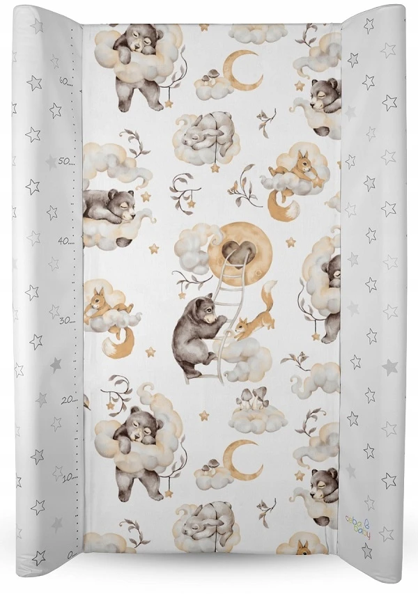 KEIČIAMAS KEITIMO LAKŠTELIO dangtelis SU elastine juostele 70cm MEDVILNINĖ BABYMAM