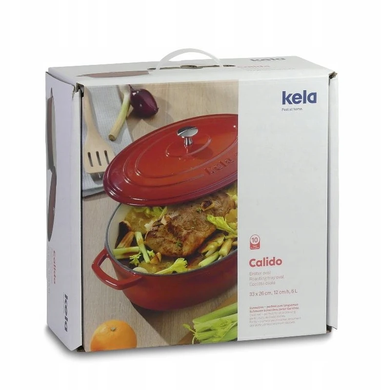 Kela Ketaus keptuvė su dangčiu CALIDO 24 cm
