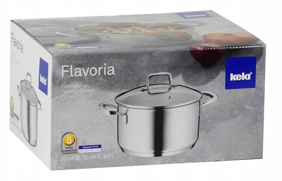 Kela Puodas su dangčiu Flavoria, 3,2 l