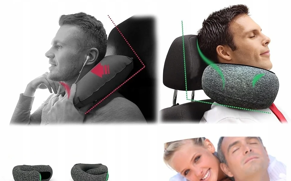 Kelioninė kaklo pagalvė Kelioninė kaklo pagalvė su 360° apsauga atminties putomis