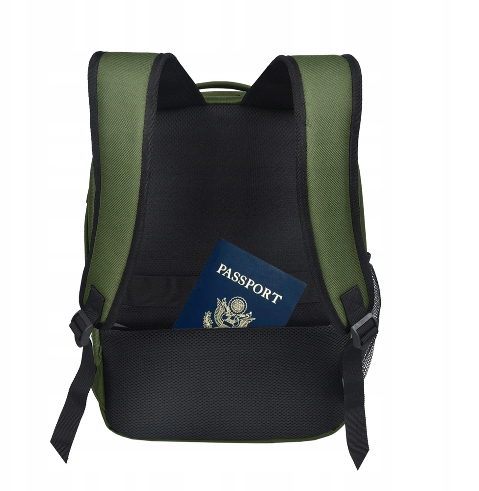 Kelioninė kuprinė CabinFly Pacemaker 40x30x20cm tinkanti Ryanair ir Wizzair, 24L, Chaki