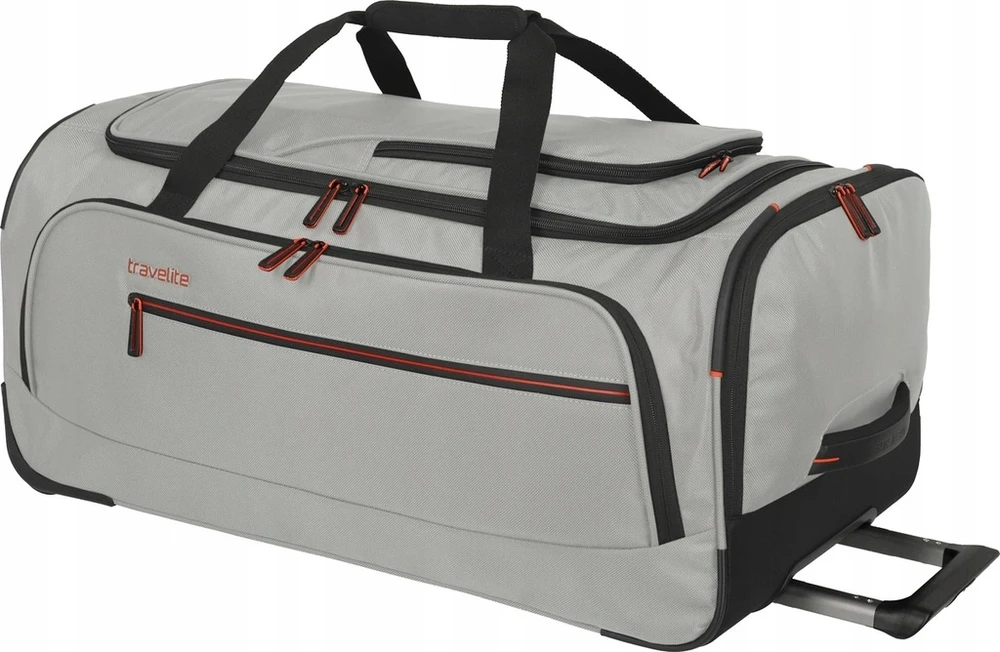 Kelioninis Kelioninė lagaminas ant ratukų Travelite Crosslite M 69cm Pilkas