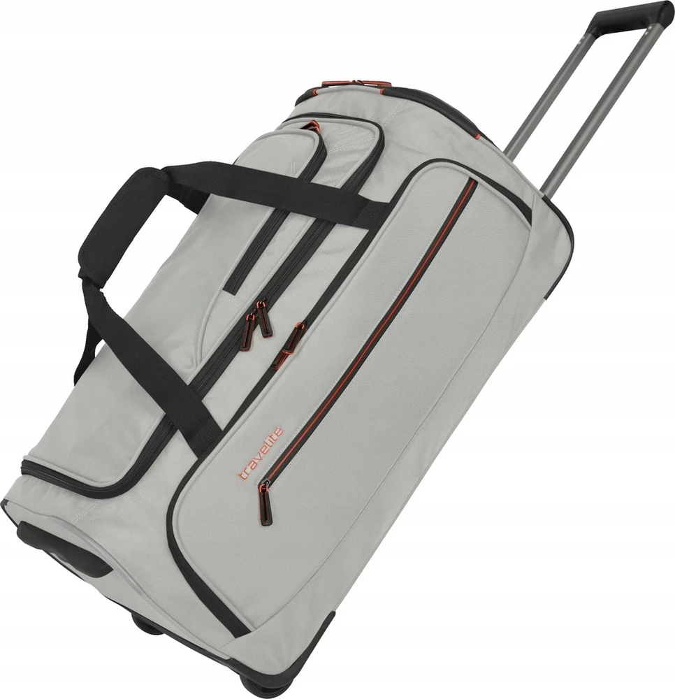 Kelioninis Kelioninė lagaminas ant ratukų Travelite Crosslite M 69cm Pilkas