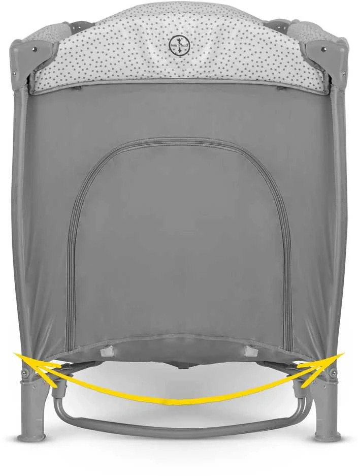 Ricokids Kelioninė lovelė 125x65x78cm RK-242 pilka