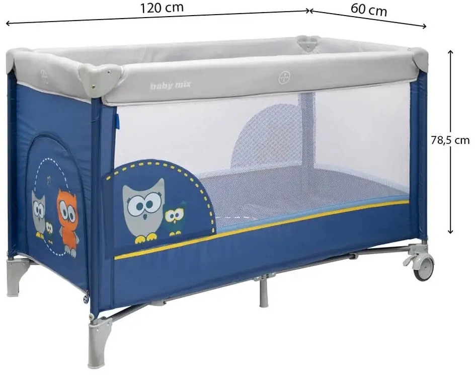 Lovelė sulankstoma maniežas BABY MIX 44897