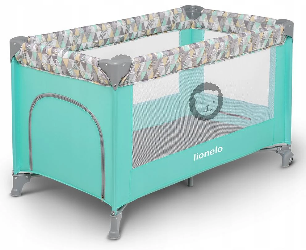 Kelioninė lovytė-maniežas Lionelo Adriaa, Turquoise Scandi