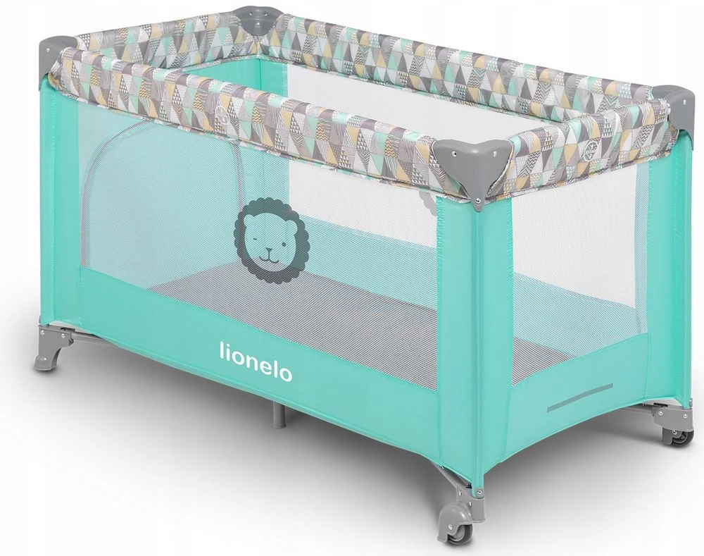 Kelioninė lovytė-maniežas Lionelo Adriaa, Turquoise Scandi