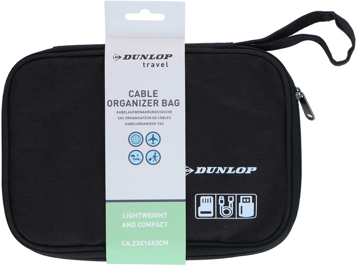 Kelioninio kabelio tvarkyklės priedų laikymo maišelis Dunlop