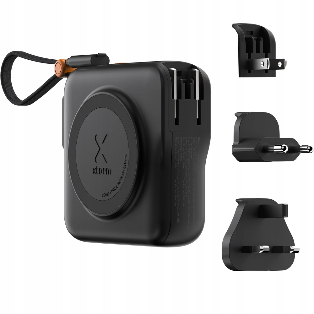 Xtorm XTPP101 nešiojamasis įkroviklis Ličio polimeras (LiPo) 10000 mAh Belaidis įkrovimas Juoda