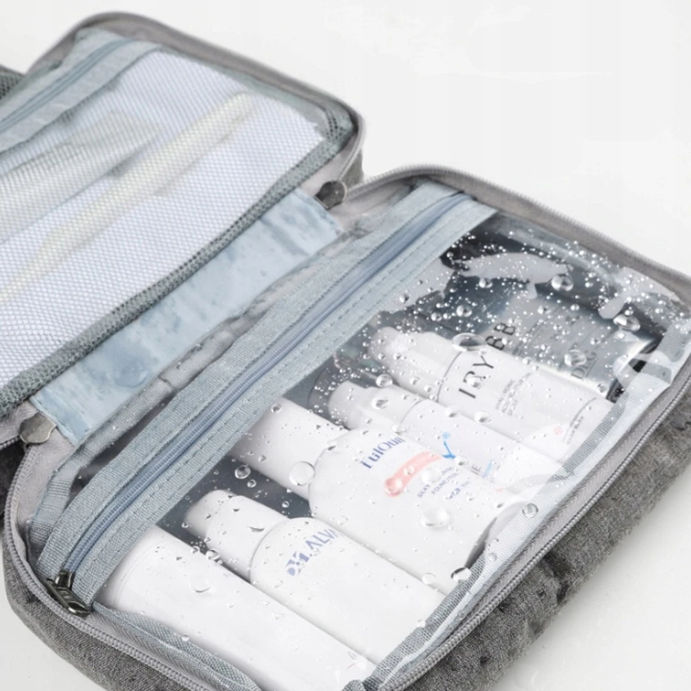 Kelioninis kosmetinis krepšys TRAVEL ORGANIZER su kabykla, moteriškas vyriškas CIRON