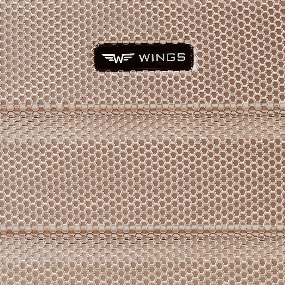 Kelioninis Lagaminas Wings Crake Kosmetinė 14" Champagne