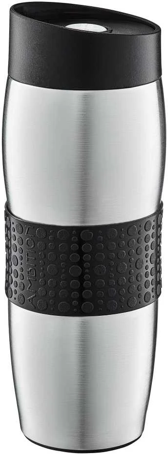 Dajar Kelioninis puodelis Ambition 400ml nerūd.plieno/juodas