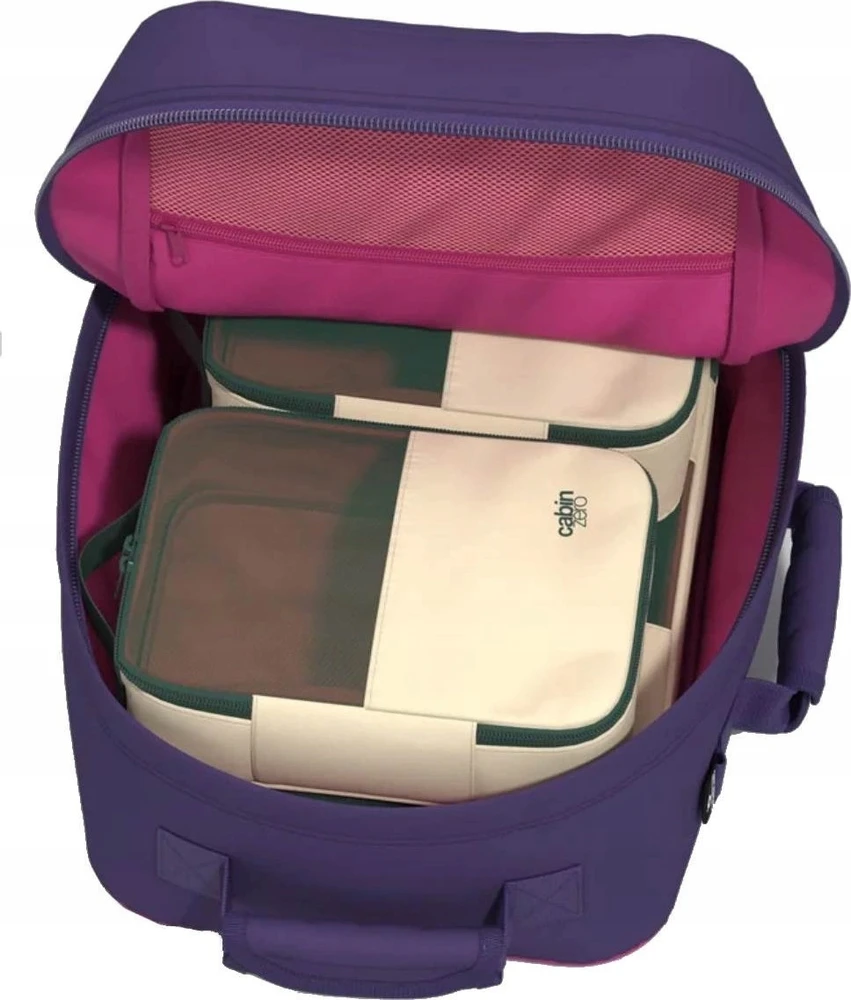 Kelioninis rankinis lagaminas-kuprinė Cabinzero Mini 28l Solace Sky