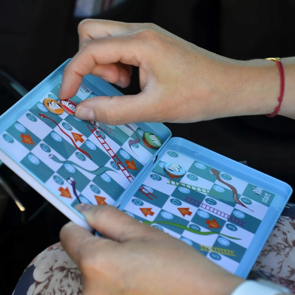 Dėlionė PURPLE COW kelioninis žaidimas Snakes & Ladders (LT, LV, EE), 544