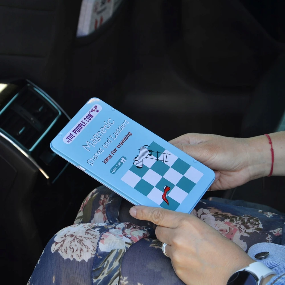 Dėlionė PURPLE COW kelioninis žaidimas Snakes & Ladders (LT, LV, EE), 544