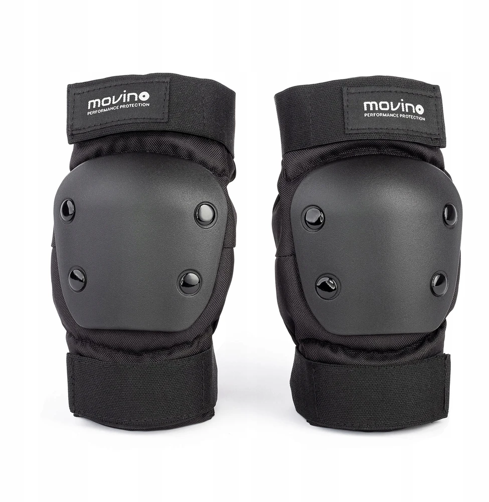 Kelių ir alkūnių apsaugų rinkinys Movino, juoda spalva, 12 metų (S0RC00-XL-3)