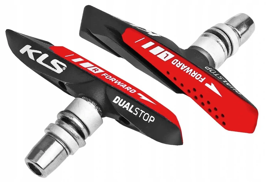 Kellys DUALSTOP V-02 OEM V-brake dviračio stabdžių kaladėlės