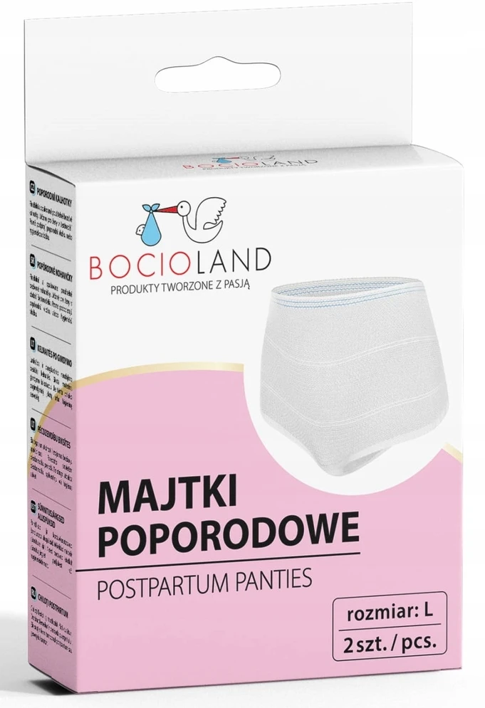 Bocioland kelnaitės nėščioms daugkartinės L dydis, 2 vnt., BL027