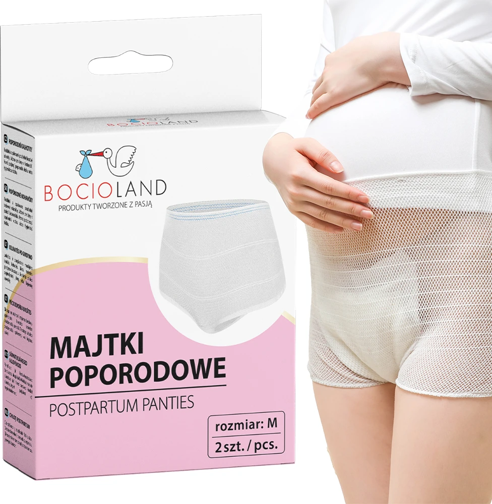 Bocioland kelnaitės nėščioms daugkartinės L dydis, 2 vnt., BL027