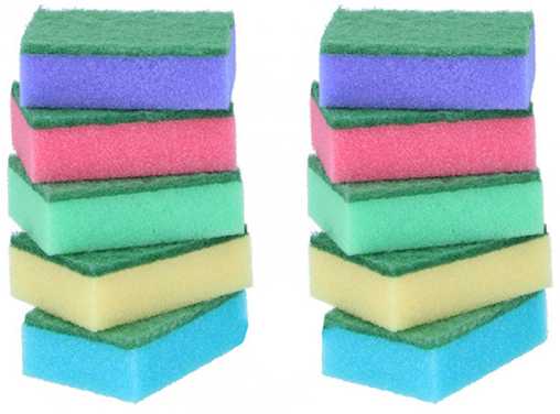 Be Prekinio Zenklo Kempinėlės šveitimui 10 vnt. 9x6x3 cm 871125281182