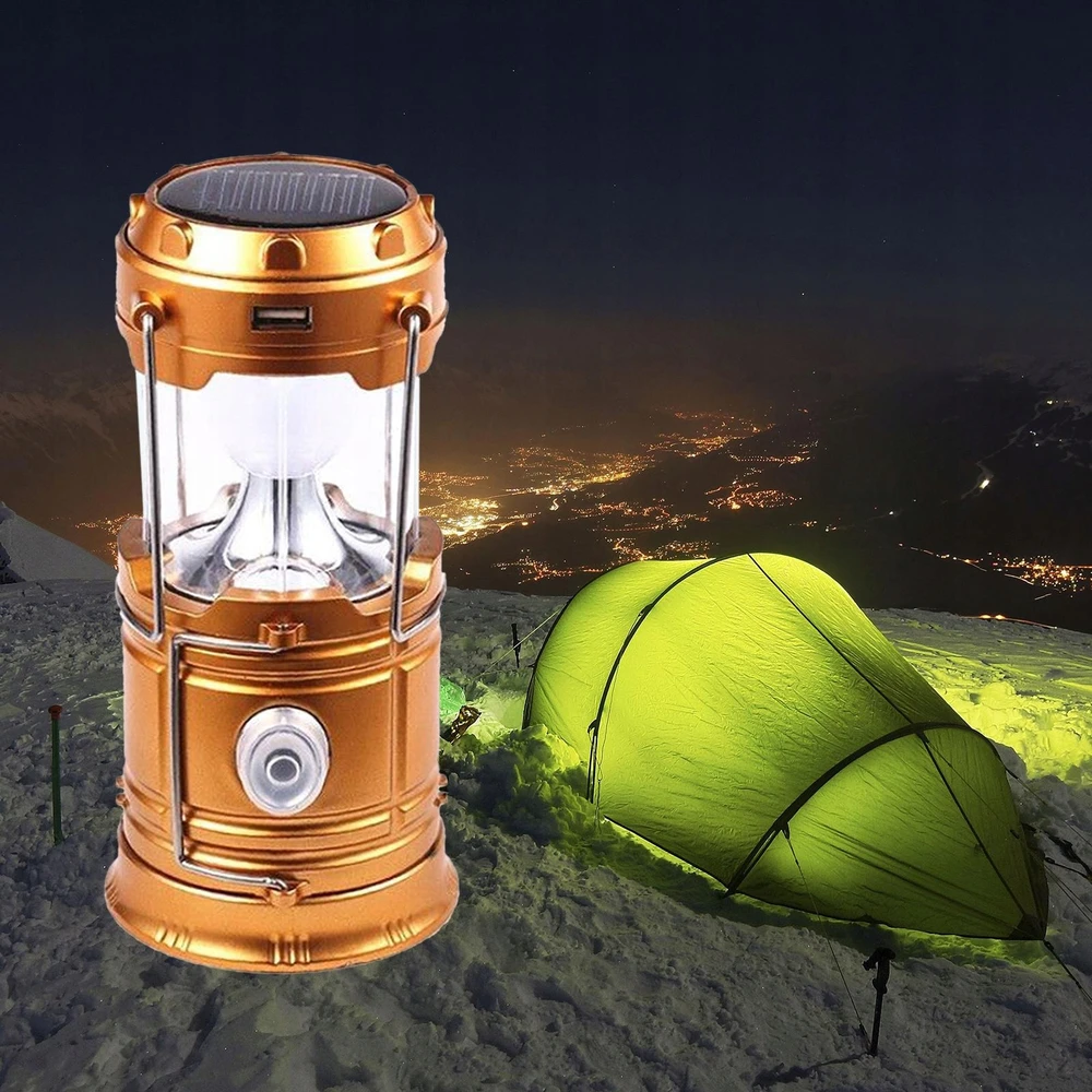 KEMPINGO LEMPA TURISTINĖ SAULĖS LED FIELAS