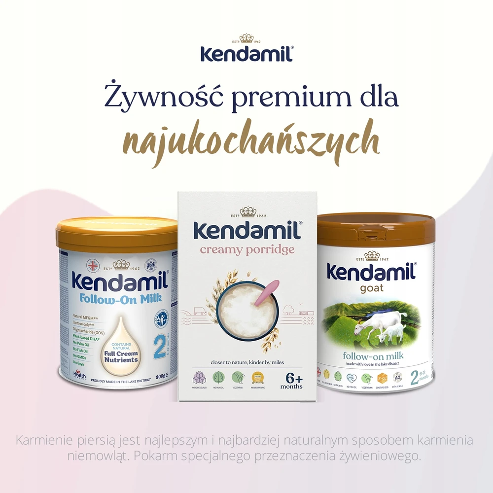 Kendamil Initial Goat Milk 1800g Be žuvų taukų DHA+