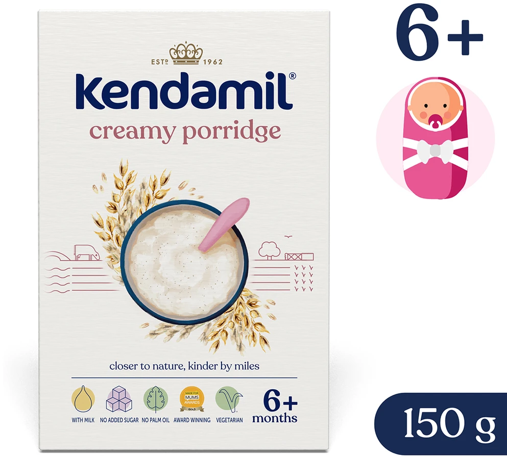 Kendamil Milky kreminė avižų košė 150 g