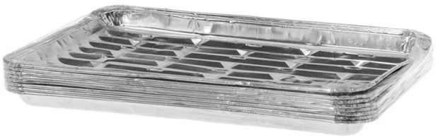 Kepimo forma iš aliuminio folijos mini 16.5x24x3 cm 8 vnt MUSTANG 288807