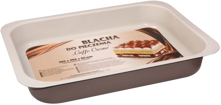 Kepimo forma nepridegančia danga SNB Caffe Creme, 36 x 26 x 6 cm