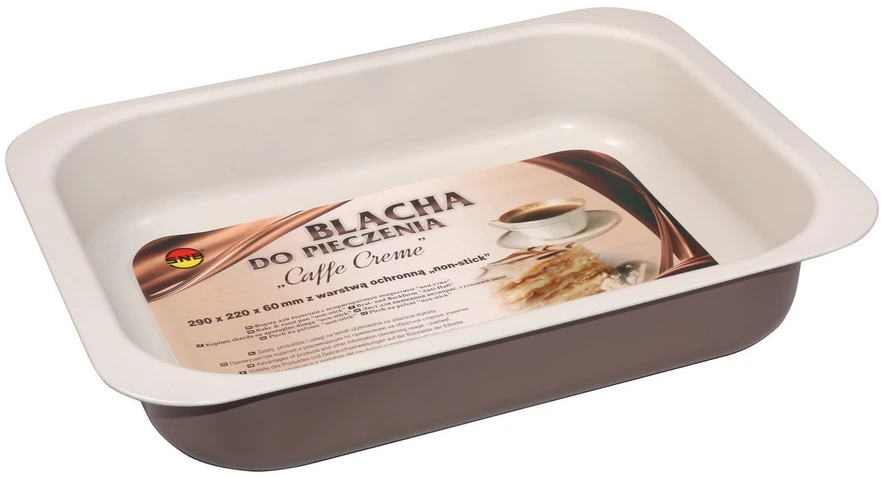 Kepimo forma nepridegančia danga SNB Caffe Creme, 36 x 26 x 6 cm
