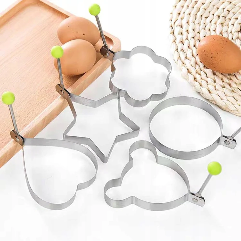 KEPTŲ KIAUŠINIŲ IR omletų FORMĖJIMAI – 8 VIENŲ RINKINYS + ALIEJUS ŠEPETĖLIS