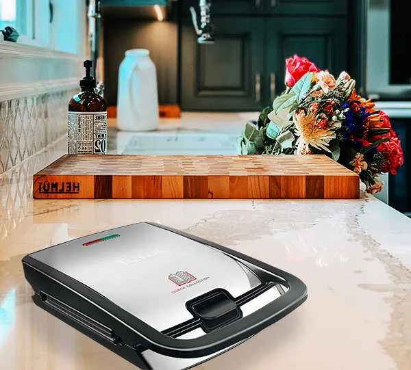 TEFAL Sumuštinių ir vaflių keptuvas SW854D16, 4 plokštės