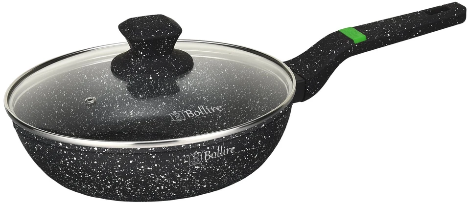 Kiniška keptuvė su dangčiu BOLLIRE VENEZIA BR1011, Ø 28 cm