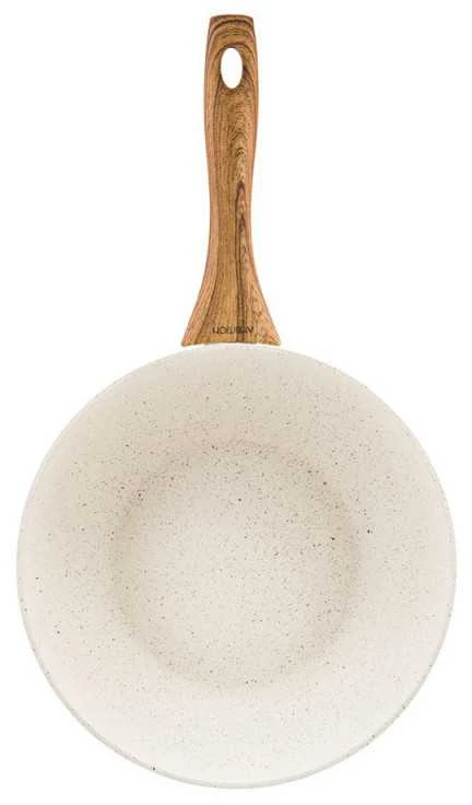 Dajar Keptuvė D26 cm WOK NATURE kaltinis aliuminis Ambition 34146