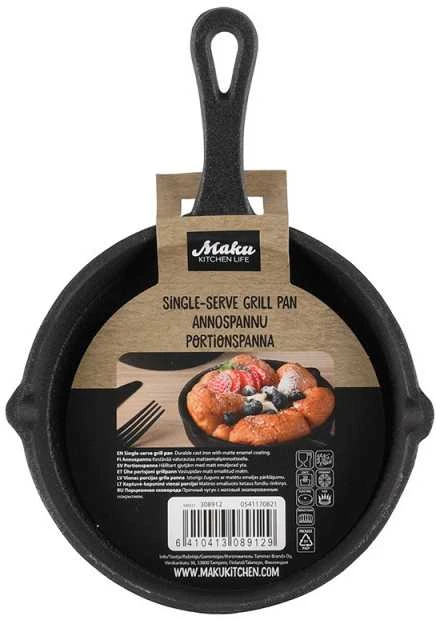 Maku apvali ketaus keptuvė 1-ai porcijai