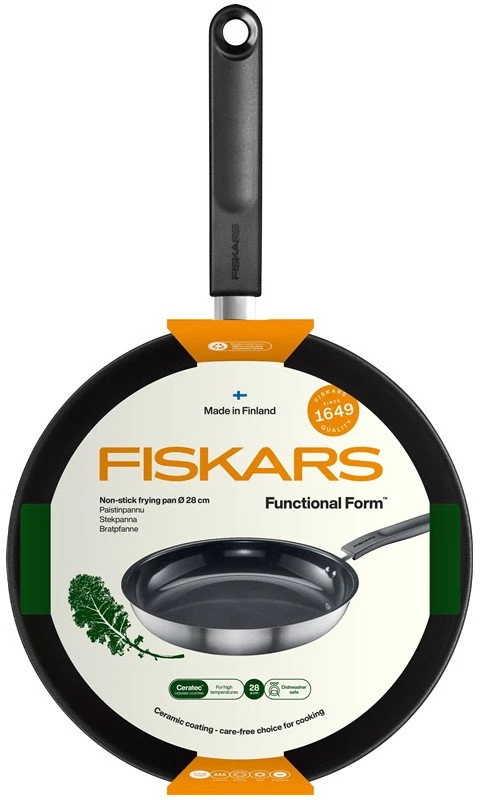 Keptuvių komplektas Fiskars 1070866, nerūdijantysis plienas