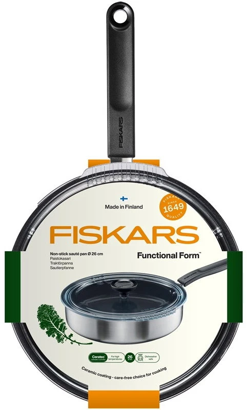 Keptuvių komplektas Fiskars 1070866, nerūdijantysis plienas