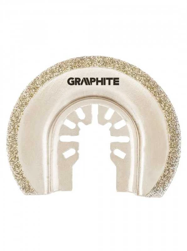 Grąžtas Graphite Pusapvalis diskas 65 mm, HCS, galvanizuota deimanto dulkių danga