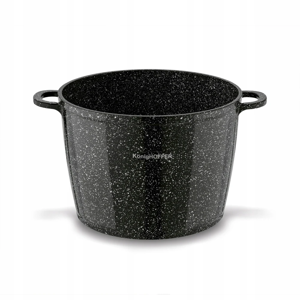 KERAMINIS PUODAS DIDELIS indukcinis dangtis DUJOS Konighoffer Kingstone 6,85 l