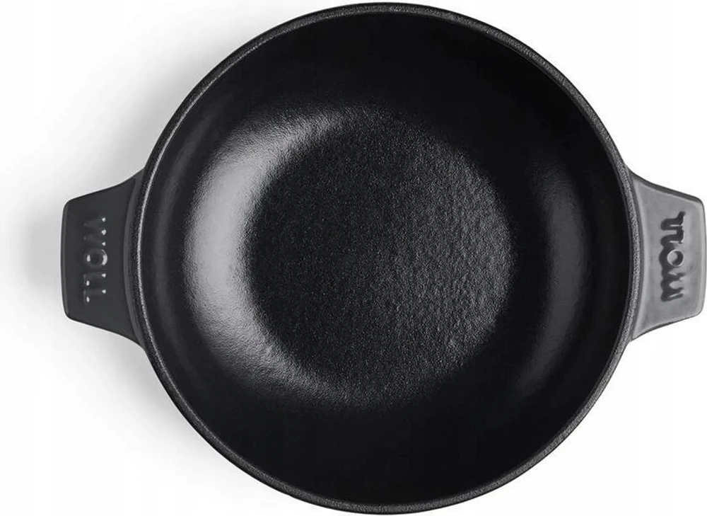 Ketaus keptuvė ir kepimo indas iš Woll - skersmuo 20 cm.