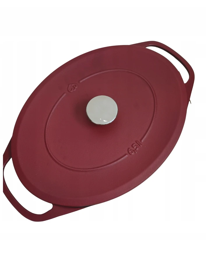 Ketaus puodas 6,5 l 33 cm Springlane Cocotte indukcinė orkaitė