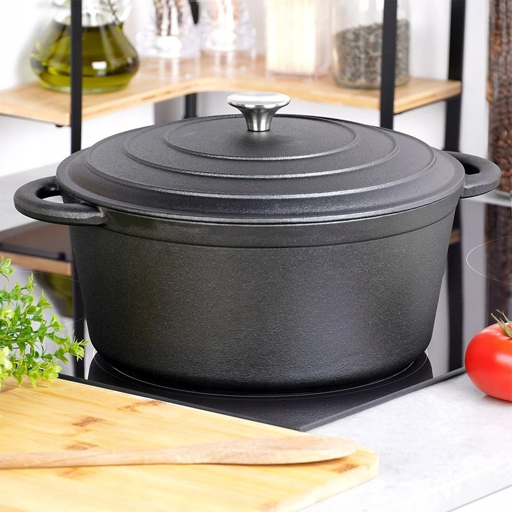 Vilde Maysternya Ketaus puodas 5.9 L (su ketaus dangčiu)