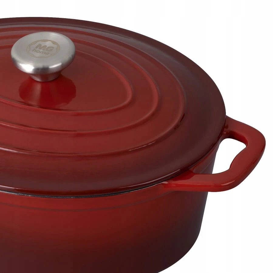 Ketaus skrudinimo indas 3,9 l emaliuotas emalis MG HOME indukcinė dujinė orkaitė