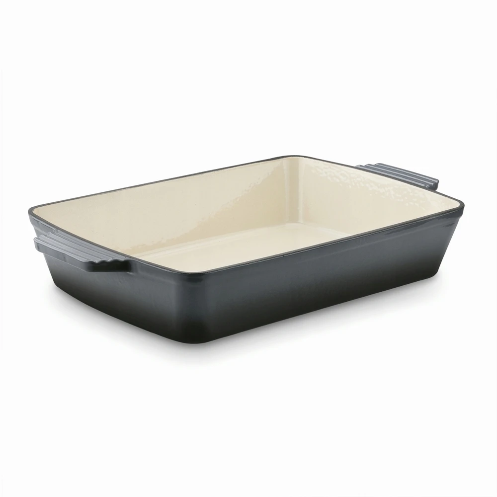 Ketaus skrudinimo keptuvė emaliuota INDUKCIJA Pilka Konighoffer 39x23x7cm
