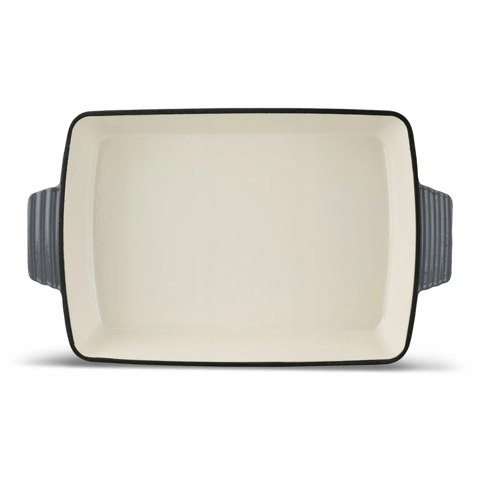 Ketaus skrudinimo keptuvė emaliuota INDUKCIJA Pilka Konighoffer 39x23x7cm