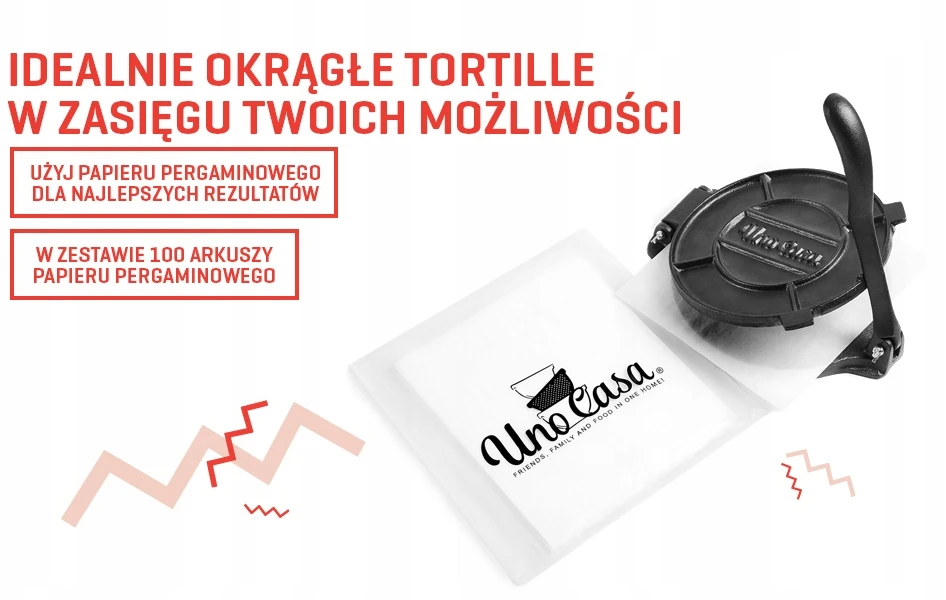 Ketaus tortilijos presas 25 cm Uno Casa Roti ir Tortilla Pres