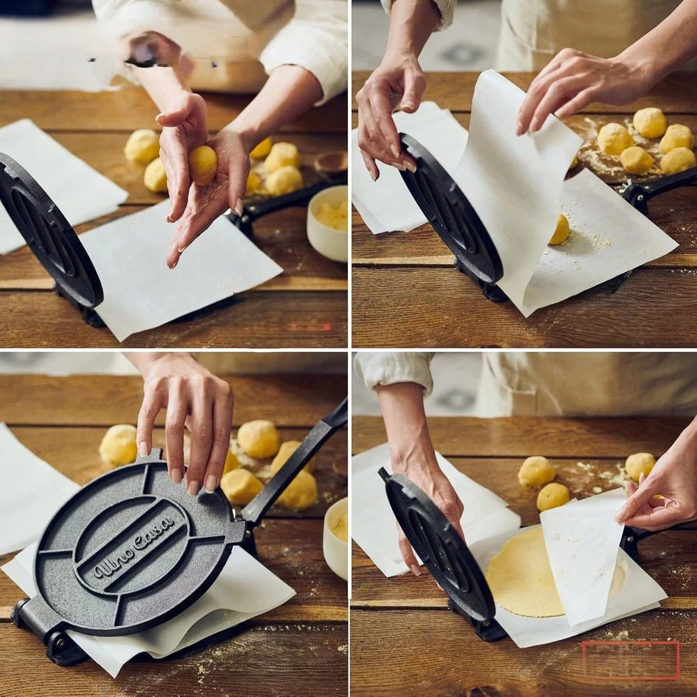 Ketaus tortilijos presas Uno Casa 20 cm 100 lakštų