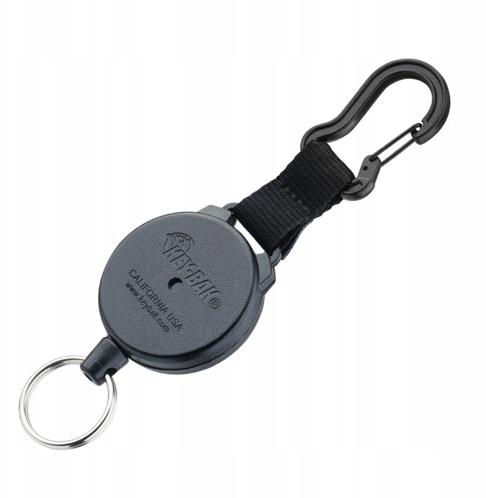 Key-Bak Retractor SecurIt Xtreme Duty – 28" – Kevlar – Juodas